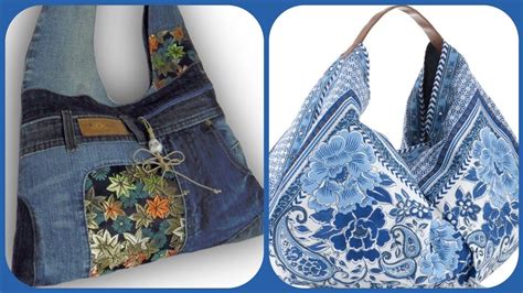 Fabric Handbag Denim Handbag Latest Stylish Beautiful Collection Youtube