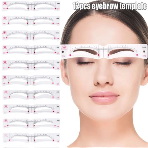 Fast Shipping Style Fixable Eyebrow Stencil Professional Eyebrow