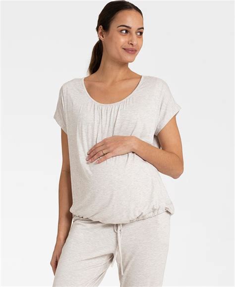 Seraphine Womens Ultra Soft Maternity Nursing Loungewear Set Macys