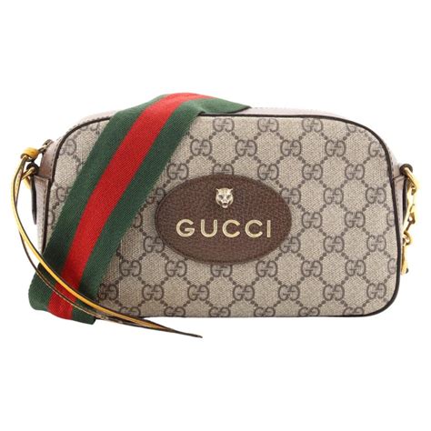 Gucci Neo Vintage Camera Messenger Bag Gg Coated Canvas At 1stdibs