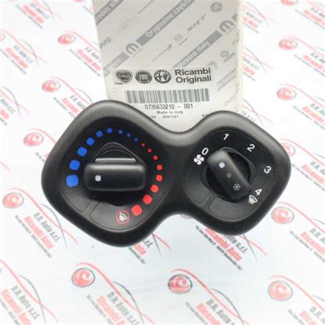 Mostrina Comando Clima Fiat Panda Cod Nuova Originale