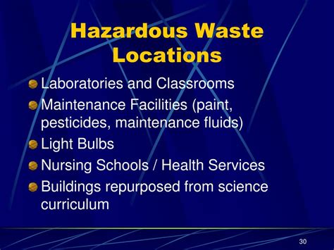 PPT Hazardous Waste And Chemical Management PowerPoint Presentation