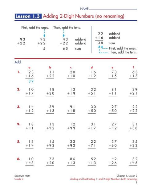 Carson Dellosa Spectrum Math Workbook Grade 3 Cd 704563 Supplyme