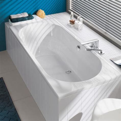 Villeroy Boch O novo Duo Rechteck Badewanne Einbau weiß