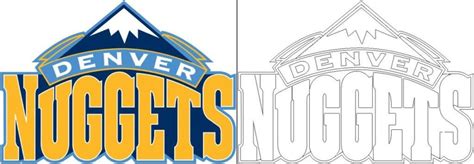 Denver Nuggets Coloriage Coloriage Logos Nba Imprimer