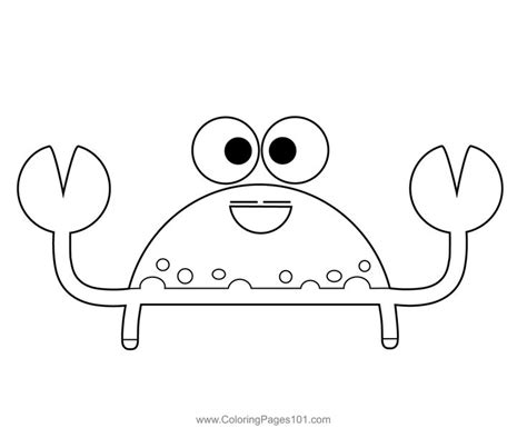 John Crab Hey Duggee Coloring Page In Coloring Pages Printable