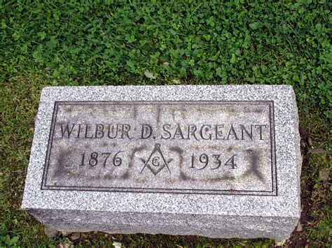 Wilbur Dexter Sargeant M Morial Find A Grave