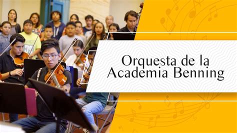 Orquesta De La Academia Benning Youtube