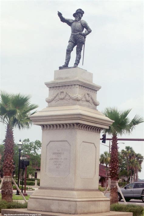 Nature's Beautiful Bounty: Ponce de Leon Statue