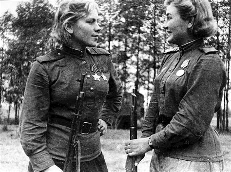 Pin On Snipers Women Of The Soviet Union In World War Ii