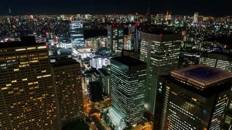 Tokyo Skyline. Buildings & Skyscapers, Stock Footage | VideoHive