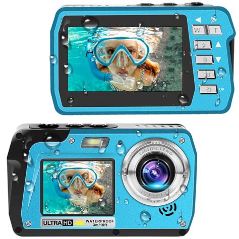 Buy Waterproof Camera Underwater Cameras Full HD 4K30FPS 56 MP Video