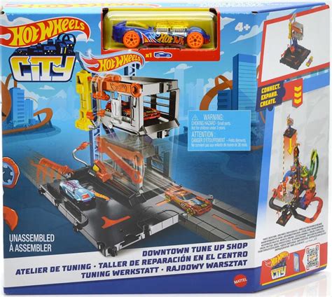 Трек Хот Вілс Сіті Ремонтна станція в центрі міста Hot Wheels СТО 740