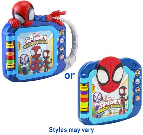 Ekids Spidey And Friends Interactive Activity Book Toddler Learning Toy