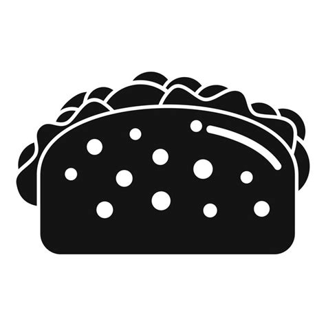 Premium Vector Soft Taco Icon Simple Vector Mexican Food Meal Burrito