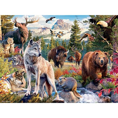 American Animals 1000 Piece Jigsaw Puzzle | Spilsbury