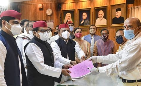 Samajwadi Party's Ram Gopal Yadav Files Nomination For Rajya Sabha Election