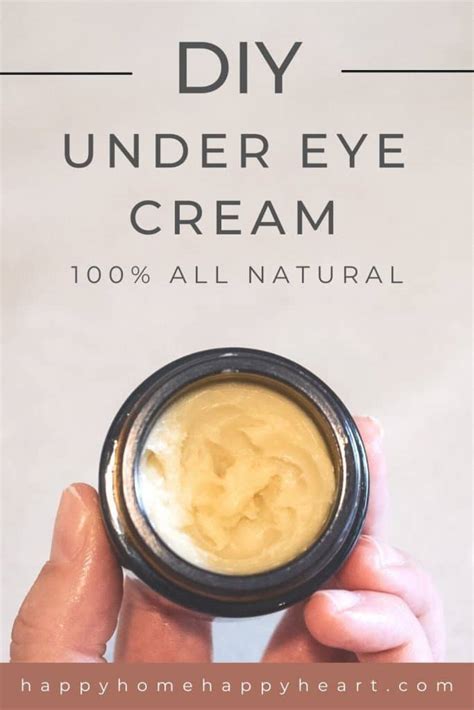 Easy DIY Eye Cream Recipe - Happy Home Happy Heart