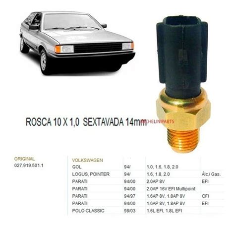 Sensor Temperatura Gol Saveiro Parati Santana Ap 1 6 1 8 2 0