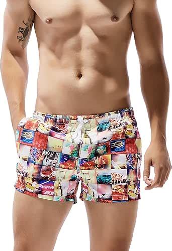 Seobean Mens Sport Swimwear Bathing Trunk Boxer Beach Board Shorts