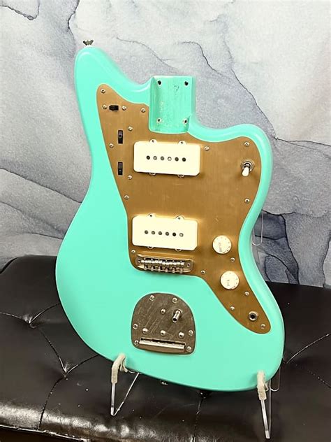 Squier 40th Anniversary Jazzmaster Body 2022 Satin Seafoam Reverb