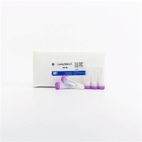 Mp Biomedicals Lysing Matrix E Ml Tubes Lysing Matrix E Quantity