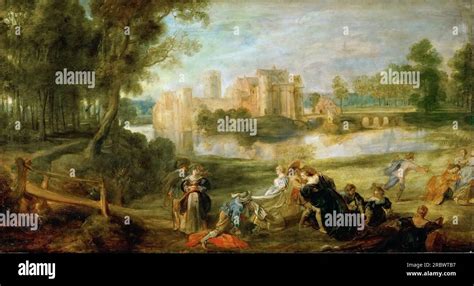 Peter Paul Rubens -- Palace Garden Stock Photo - Alamy