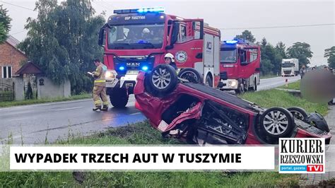 Wypadek Trzech Aut W Powiecie Mieleckim Poszkodowane Zosta Y Trzy