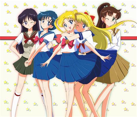 Tsukino Usagi Mizuno Ami Aino Minako Hino Rei And Kino Makoto