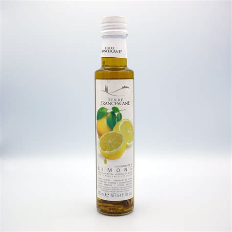 Terre Francescane Extra Virgin Olive Oil Limone Gourmet Food