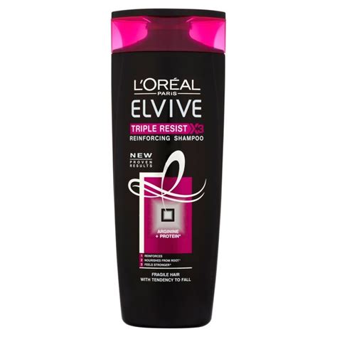 Loreal Elvive Triple Resist Shampoo 400ml From Ocado