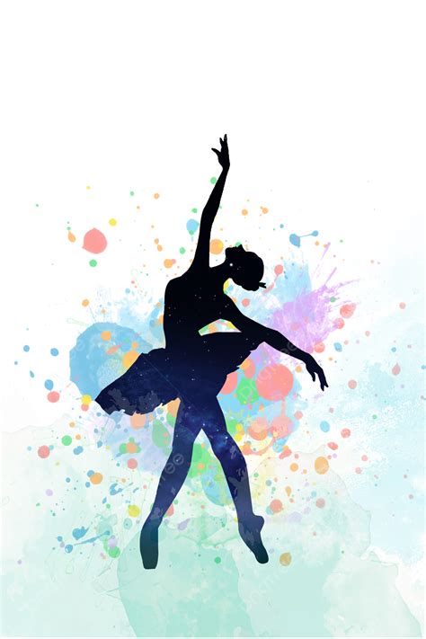 Vector Silhouette Dancer Propaganda Background, Vector, Silhouette, Dance Background Image for ...