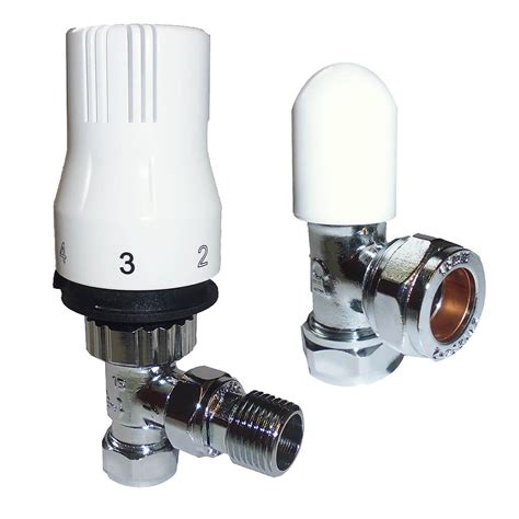 Primaflow 15mm Angled Thermostatic Radiator Valve Pack Of 48