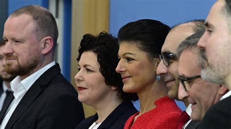 „politik Verändern“ Bündnis Sahra Wagenknecht Jetzt Offiziell Partei