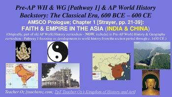 Pre Ap World History Geography Classical East India China