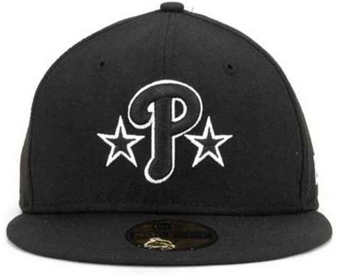 New Era Philadelphia Phillies Black And White Fashion 59Fifty Cap in Black for Men | Lyst