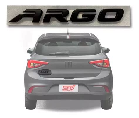 Sigla Preto Tampa Traseira Fiat Argo V Original