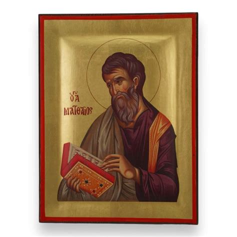 St Matthew The Evangelist Icon Orthodox Icons Blessedmart