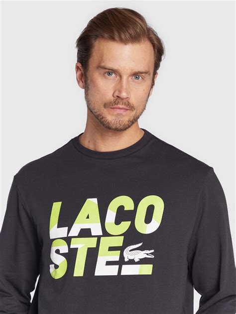 Lacoste Sweatshirt Sh Schwarz Regular Fit Modivo At