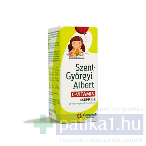 Szent Gy Rgyi Albert C Vitamin Csepp Ml Patika Hu Web