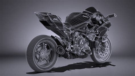 Kawasaki Ninja H R Supercharged D Model Cgtrader