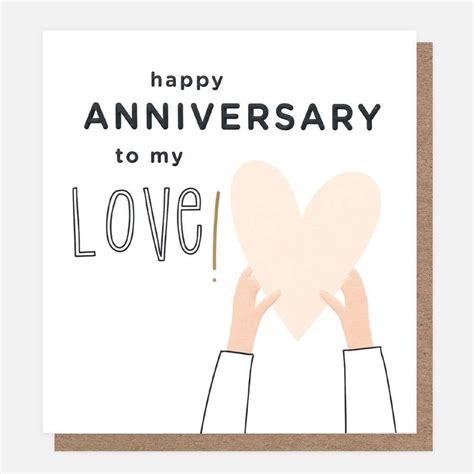 Happy Anniversary My Love Card | The Dotty House