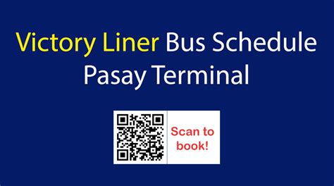 Victory Liner Bus Schedule From Pasay Terminal