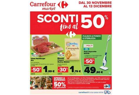 Volantino Carrefour Market Dal Novembre Al Dicembre