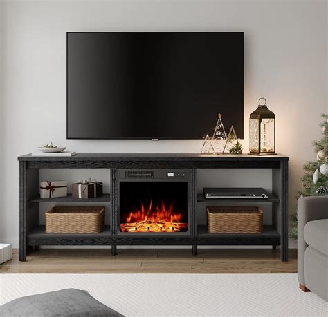 Buy Wampat Fireplace Tv Stand For Inch Tv Entertainment Center With