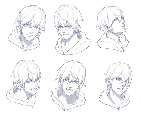 How To Draw A Anime Face Male