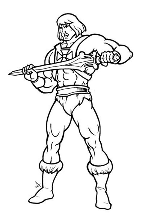 Desenhos Do He Man - 35+ Desenhos do He Man para Imprimir e Colorir/Pintar