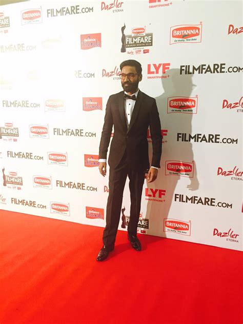 Chiranjeevi, Allu Arjun, Dhanush, Mammootty at 63rd Filmfare Awards ...