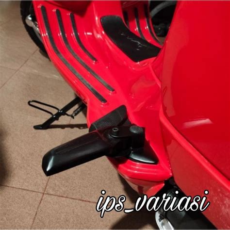 Jual Foot Step Gt Hitam Vespa Primavera Sprint Aksesoris Vespa Matic