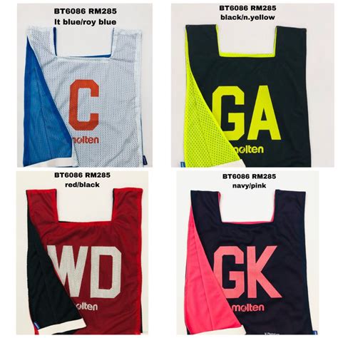 Netball Bib Reversible Molten Freesize Bt6086 Shopee Malaysia